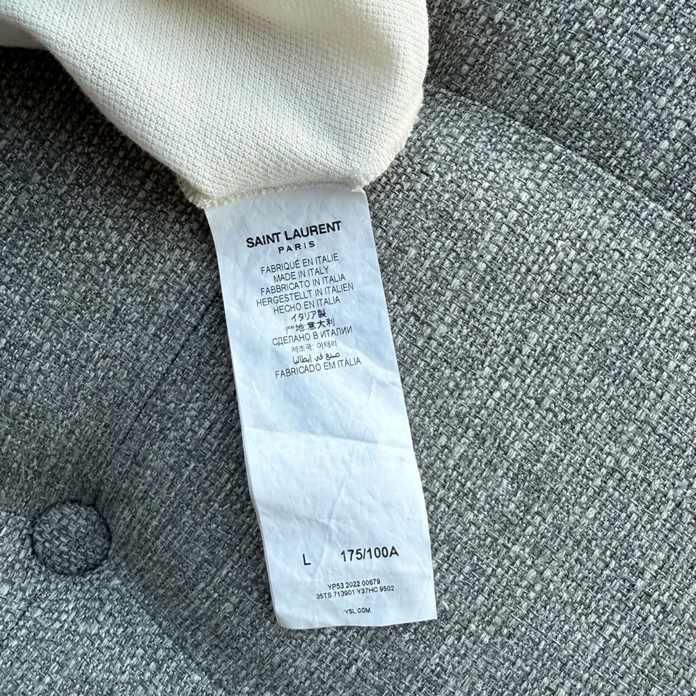 Saint Laurent Ivory Polo Shirt - Picture 3 of 4